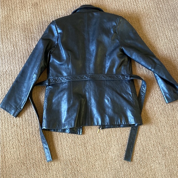 Black Women’s Wilson’s Leather Jacket Size Medium - Picture 8 of 9
